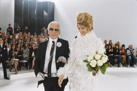 THE VALET - Still of Karl Lagerfeld - Alice Taglioni