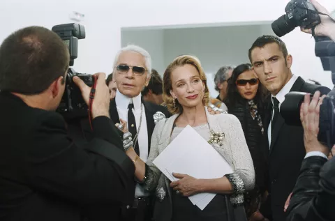 THE VALET - Still of  Karl Lagerfeld - Kristin Scott Thomas