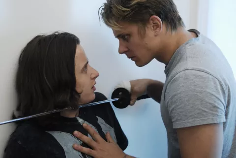 TWELVE - Still of Rory Culkin & Billy Magnussen