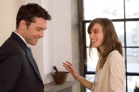 LAST NIGHT - Still of Keira Knightley & Sam Worthington