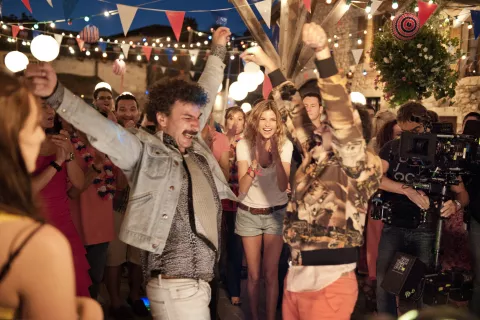 VIVE LA FRANCE - Still of MichaĂ«l Youn, JosĂ© Garcia and Isabelle Funaro